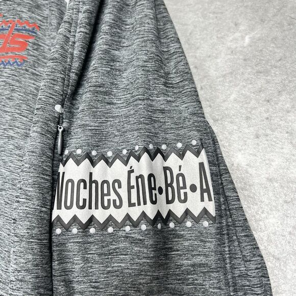 Fanatics Washington Wizard Mens Size Medium Gray Half Zip Sweatshirt Long Sleeve - Picture 6 of 12